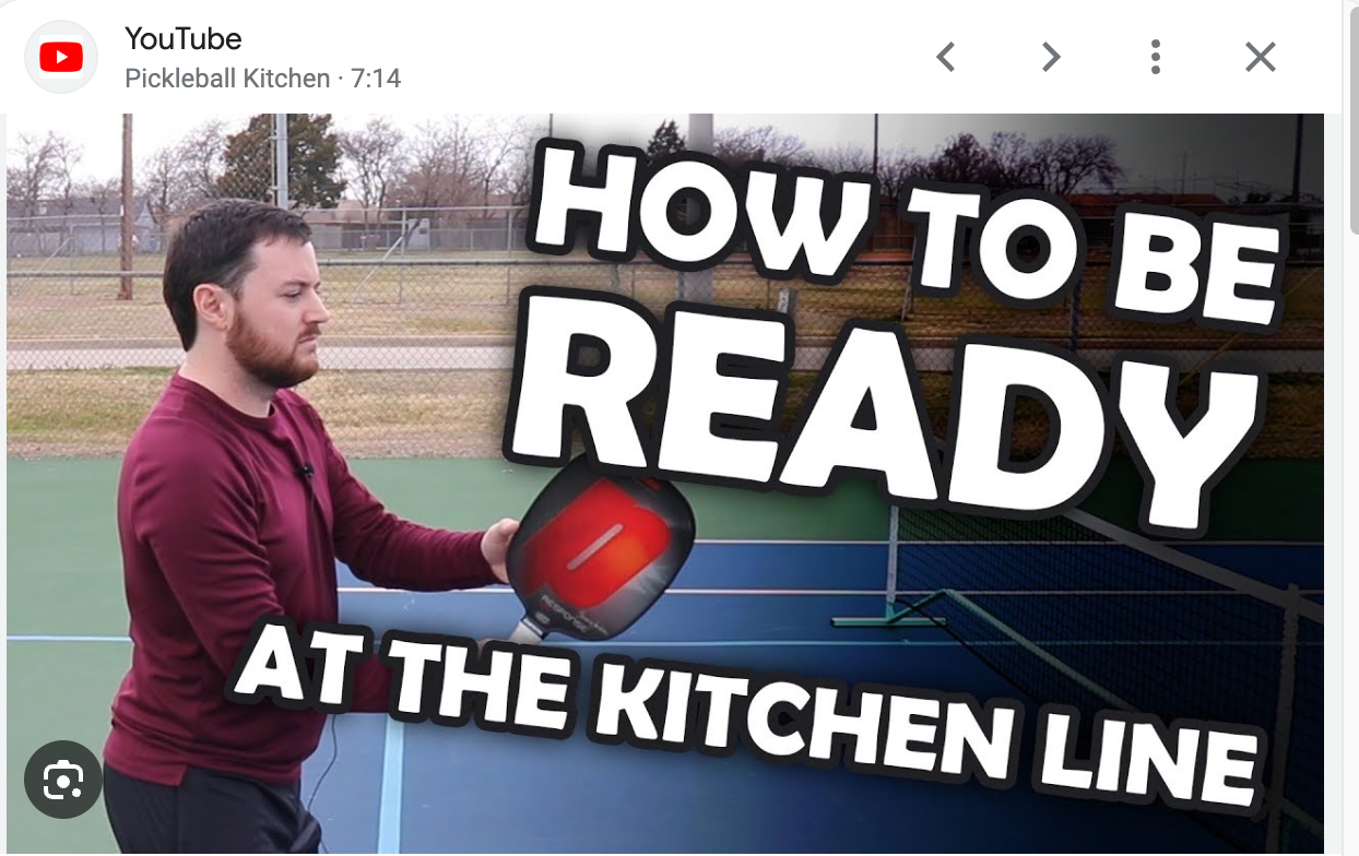 Mastering the Kitchen Line in Pickleball Bob Savar