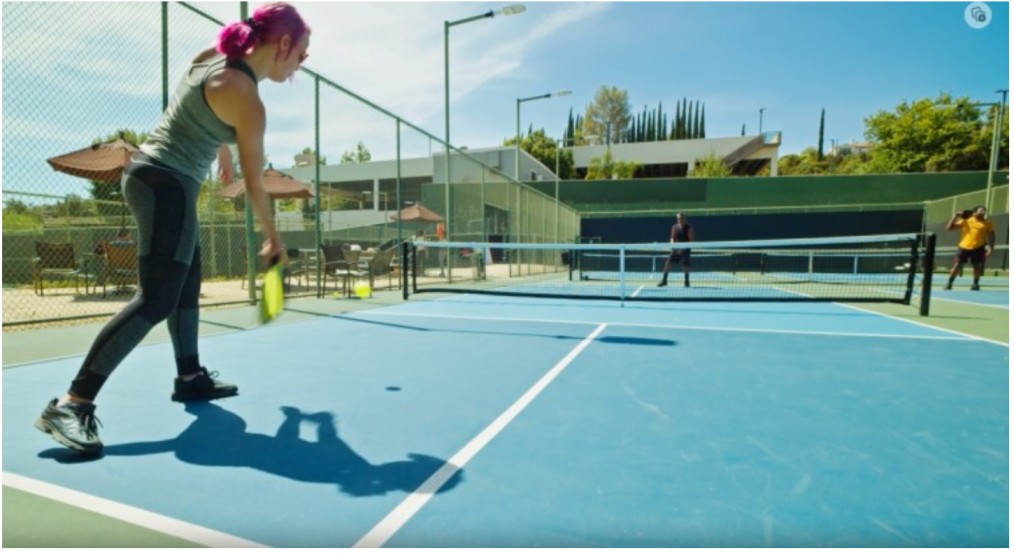 What are high- and low-percentage shots in pickleball?